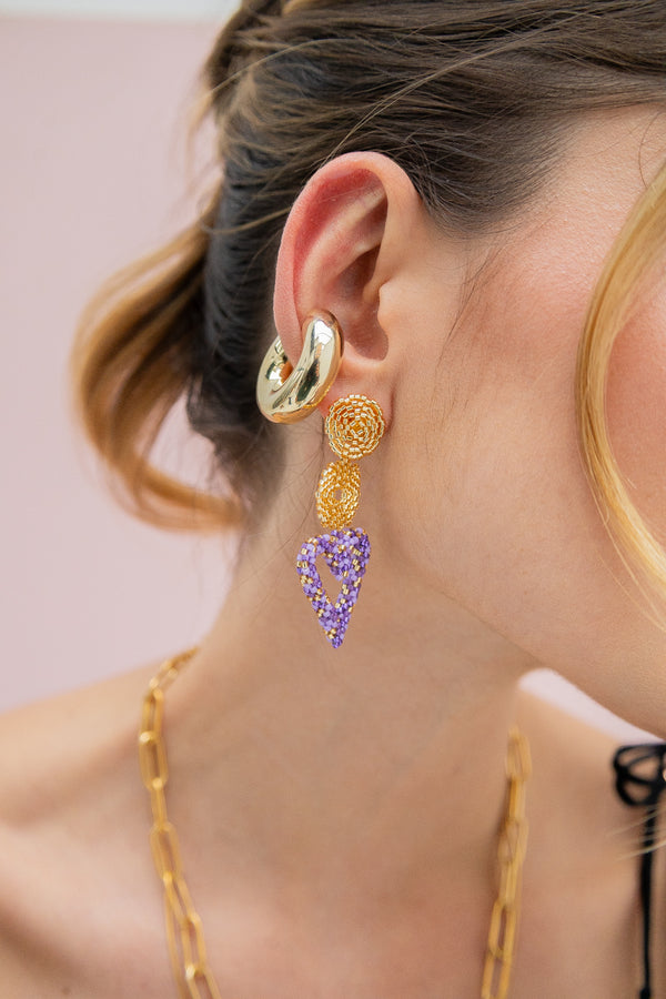 Earcuff Liso Dorado