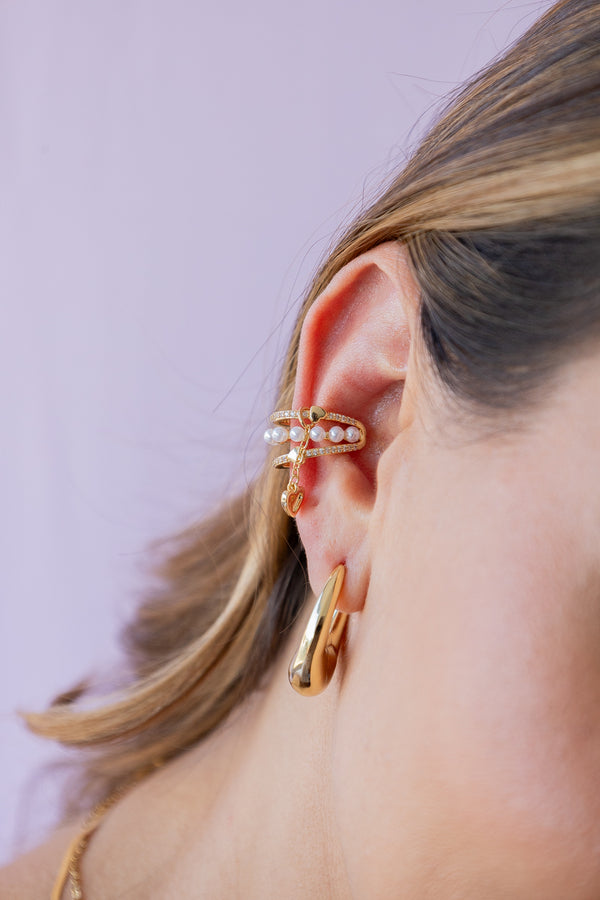 Earcuff Con Perlas C